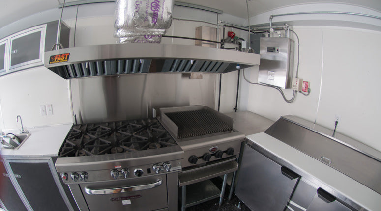 Food Truck Hoods/Low Proximity Backshelf Hood PL-SSH