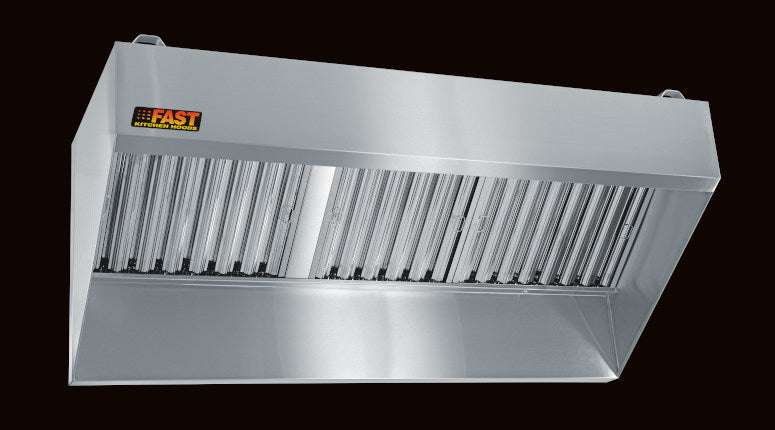 Food Truck Hoods/Low Proximity Backshelf Hood PP-SSH