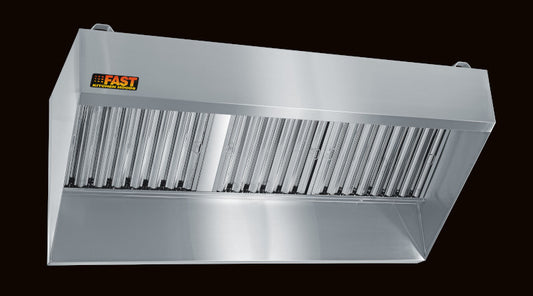 Food Truck Hoods/Low Proximity Backshelf Hood PP-SSH