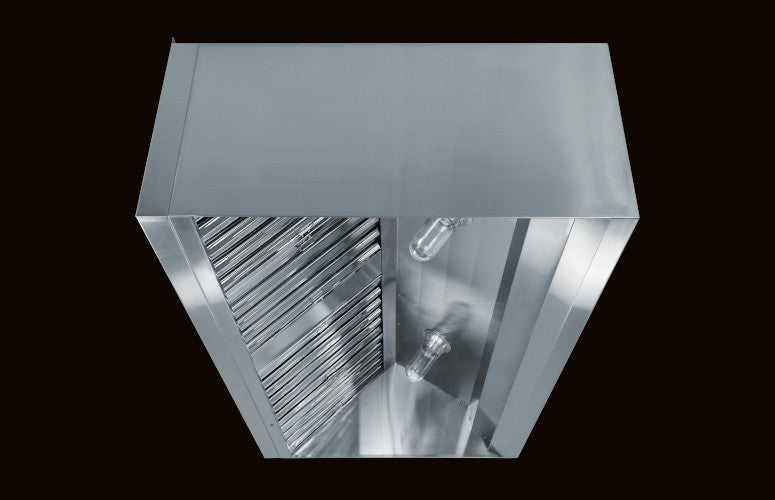 Grease Exhaust Hood with Short Cycle Makeup Air (MUA)